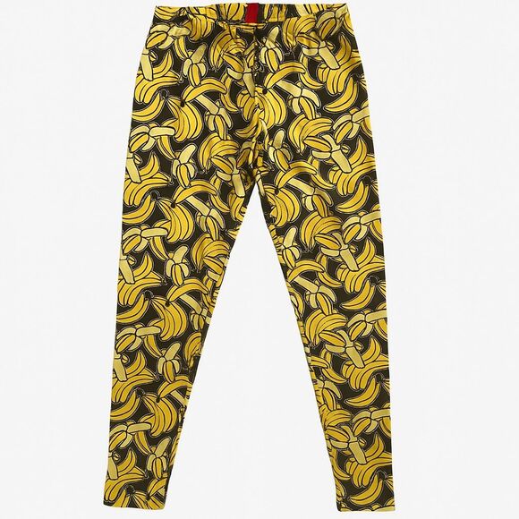 H&M Banana Print Leggings | Size Small | Fun Graphic Stretch Pants - Picture 1 of 4